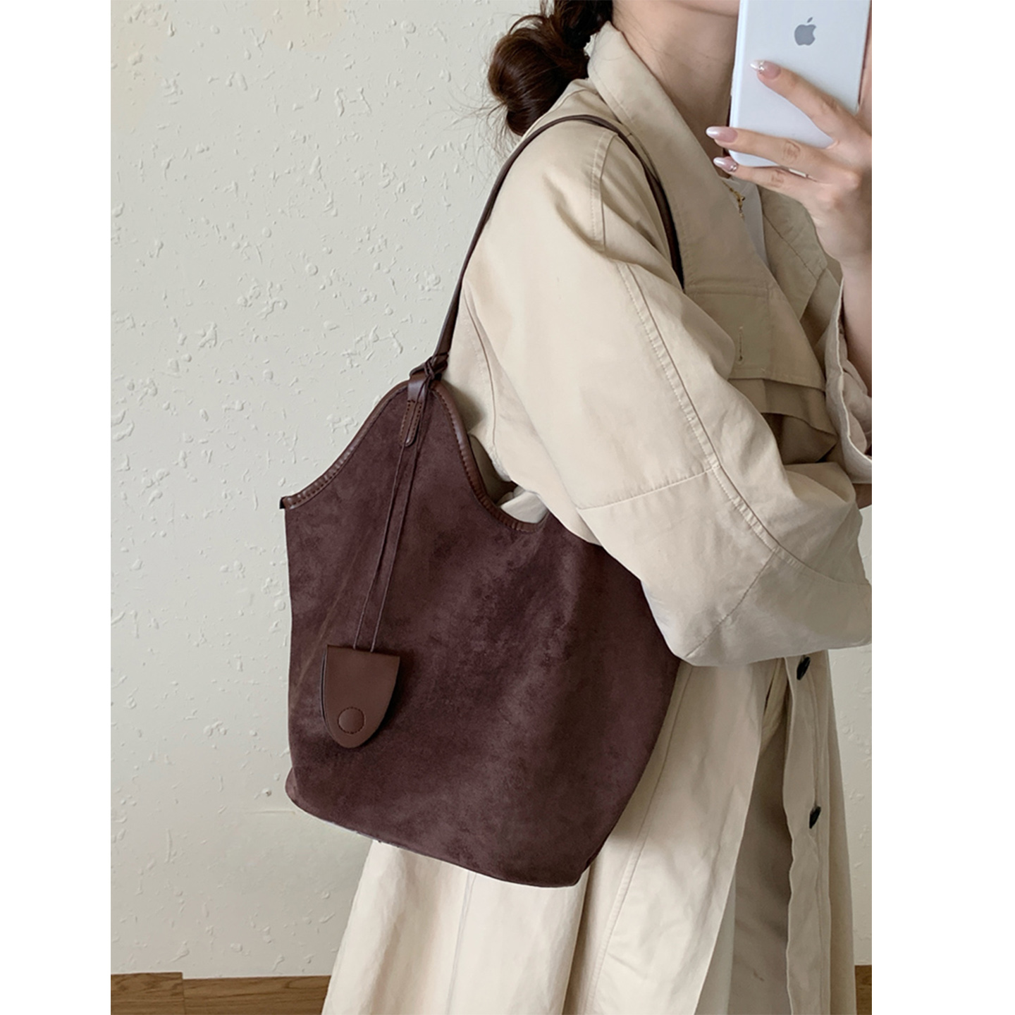 大容量包包女式2025新款秋冬复古时尚单肩包小众百搭通勤托特包潮