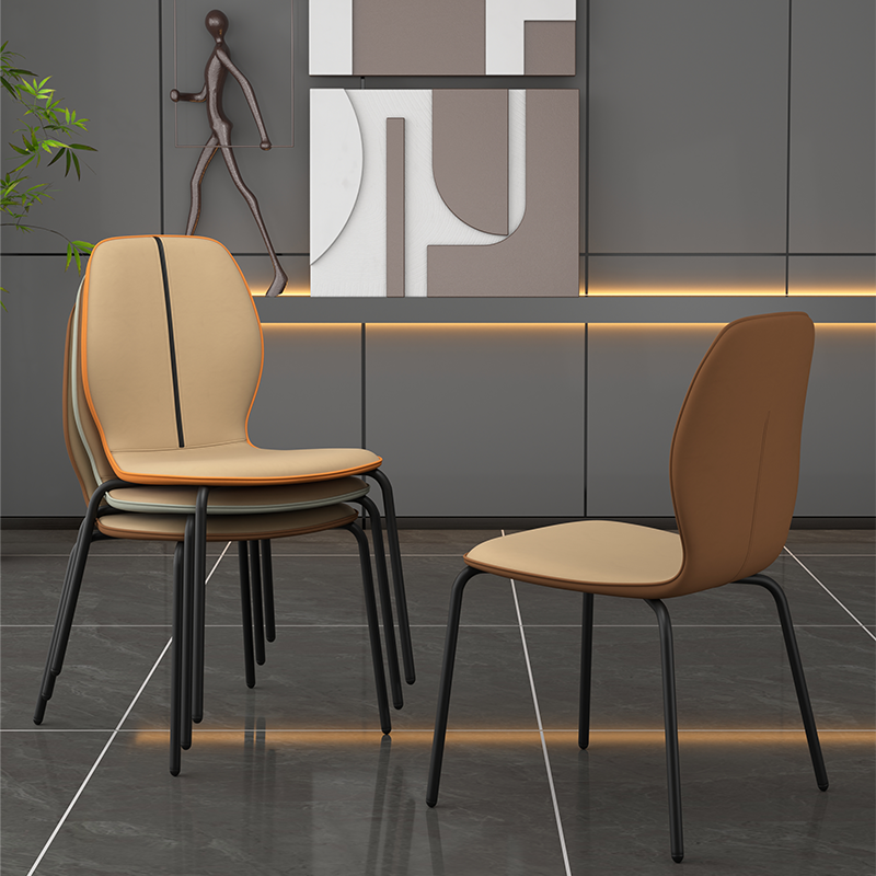 可好猫抓皮家用餐椅可叠放