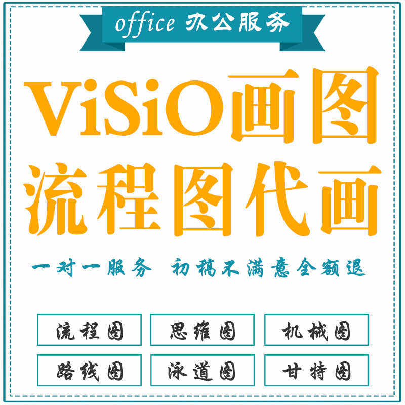 代画visio画图流程图制作woffice办公制作
