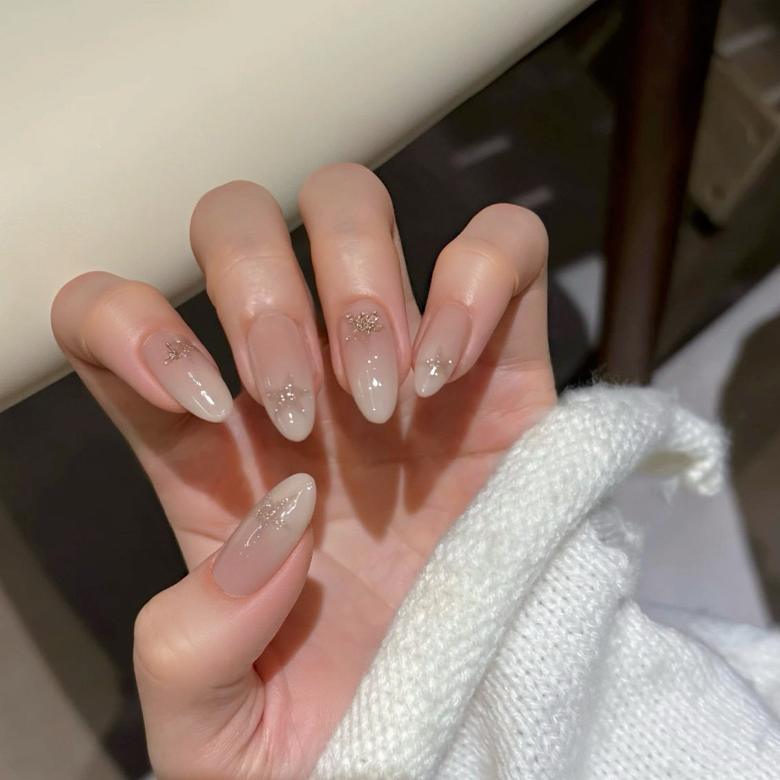 【碎星荟】纯欲裸色渐变碎钻五角星纯手工62款带盒子工具包,彩妆/香水/美妆工具,穿戴甲/甲片,淘宝优惠券,粉丝福利购,淘宝优惠卷