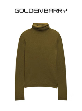 GOLDEN BARRY金和百瑞2024年冬季温柔软糯高领羊毛毛衣241219