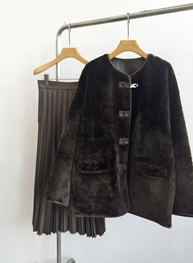 GOLDENBARRY|金和百瑞310004 显瘦高腰女士百搭气质长款百褶裙女