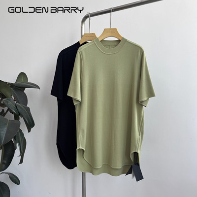 GOLDENBARRY|金和百瑞2025年夏246438宽松圆领短袖针织衫