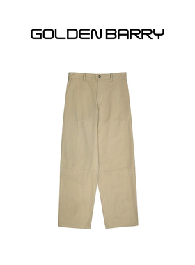 GOLDEN BARRY金和百瑞2024年冬季男装美式复古舒适休闲裤555078