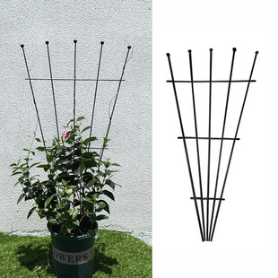 铁艺山乌龟铁线莲蓝雪月季 花架子爬藤架绿萝植物攀爬小支架支撑杆