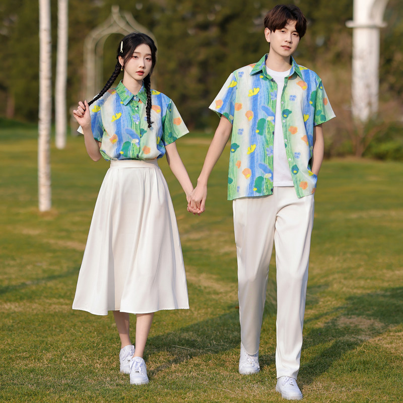 五四青年大合唱表演服初中生高中生小学生毕业照班服诗歌朗诵校服