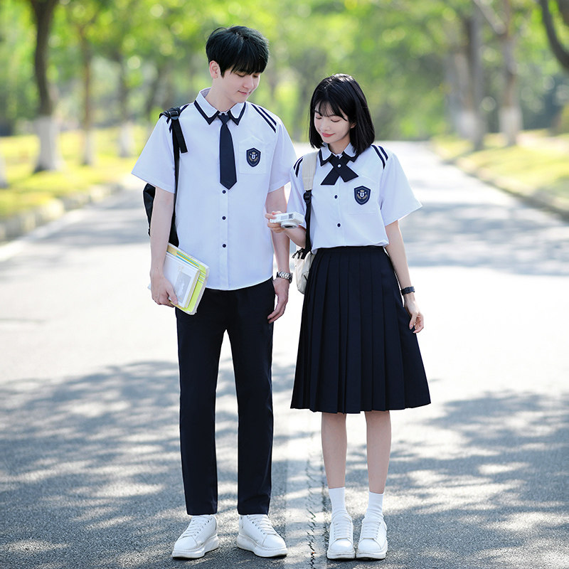 班服初中生jk制服套装夏季英伦学院风合唱演出服高中学生毕业校服