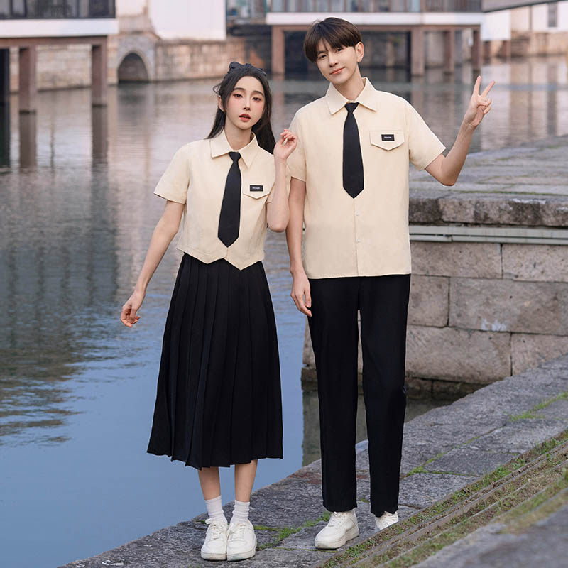 2025夏季新款初高中生诗歌朗诵合唱演出服毕业班服演讲比赛运动会