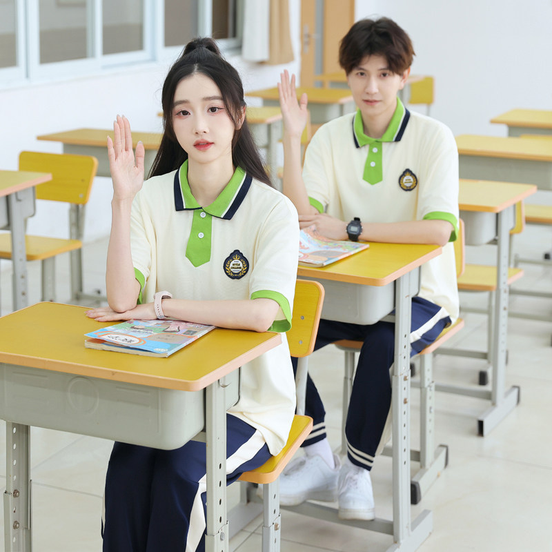 情侣装学生初中高中学院风学生班服套装毕业合唱演出校服