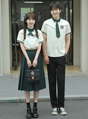 2025年夏季班服高中初中生毕业服装运动会学生合唱朗诵学院风套装