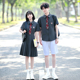 情侣装 高中生运动会初中小学生班服定制套装 夏季 衬衫 短袖 2026新款