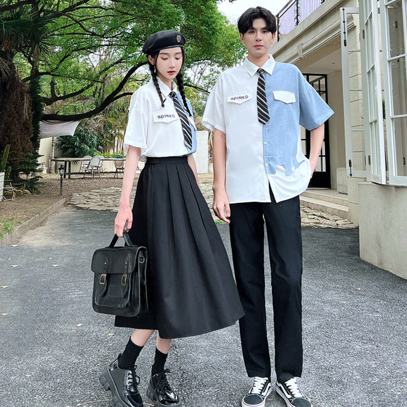 高中生毕业成人礼服女JK裙套装英伦班服学院风初中学生合唱演出服