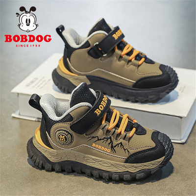 巴布豆男童鞋子2024新款