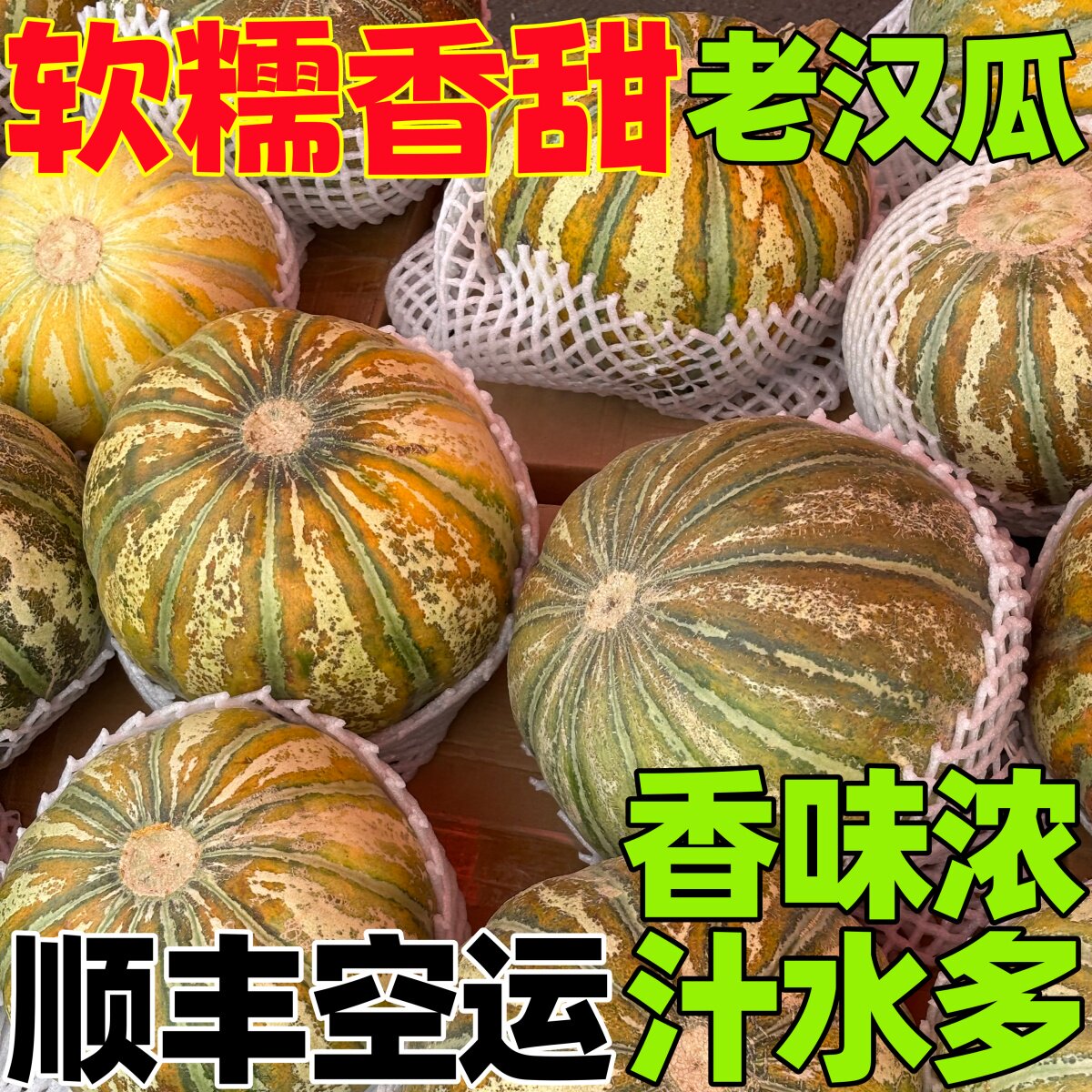 喀什老汉瓜歇克甜瓜顺丰空运