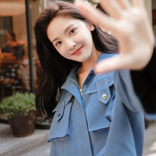 2019新款 韩版 宽松原宿风学生 ins超火 网红外套女港风复古秋季