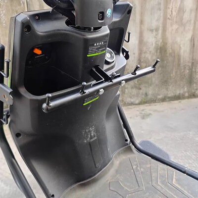 外卖电动车挂钩横杆一排前置