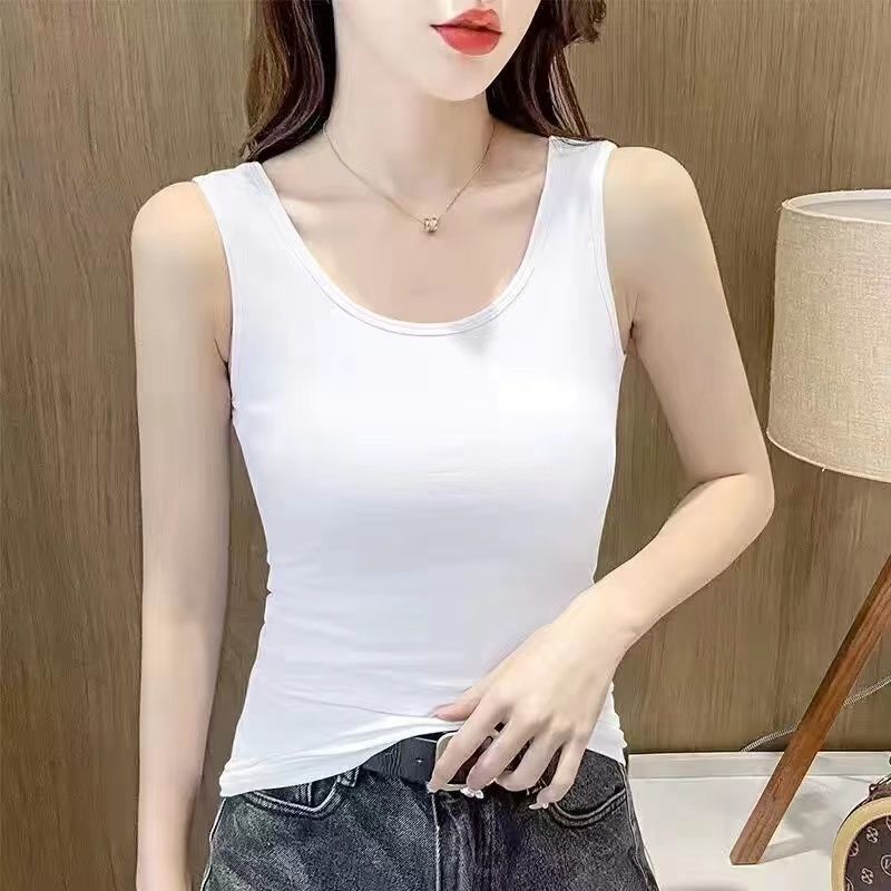 修身背心纯棉吊带通勤