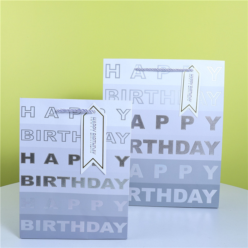 纸袋定制手提袋购物袋纸袋手提袋定 制生日礼物纸袋带手柄包装纸