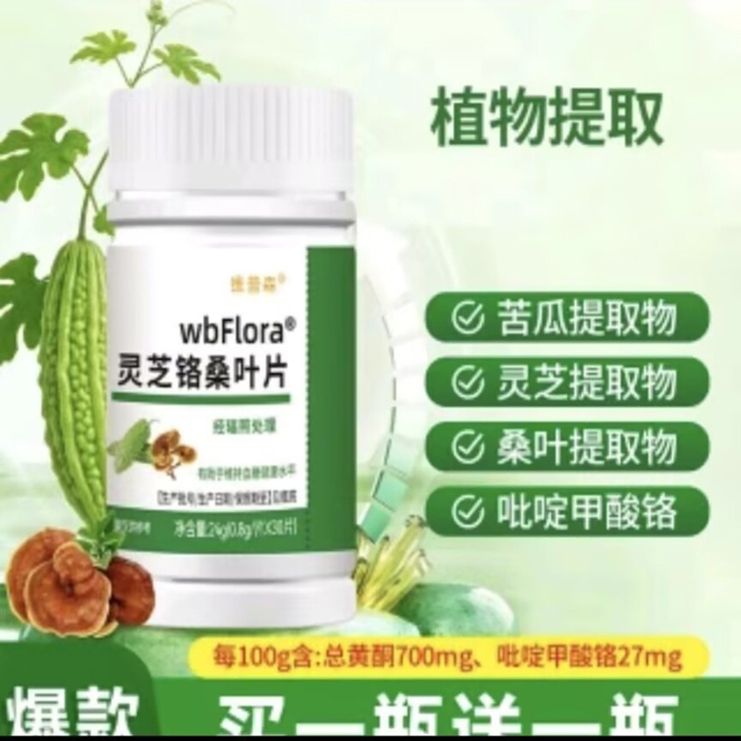 维普森灵芝铬桑叶片中老年人辅助