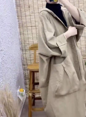 大爱美依缘风衣中长款大衣风衣