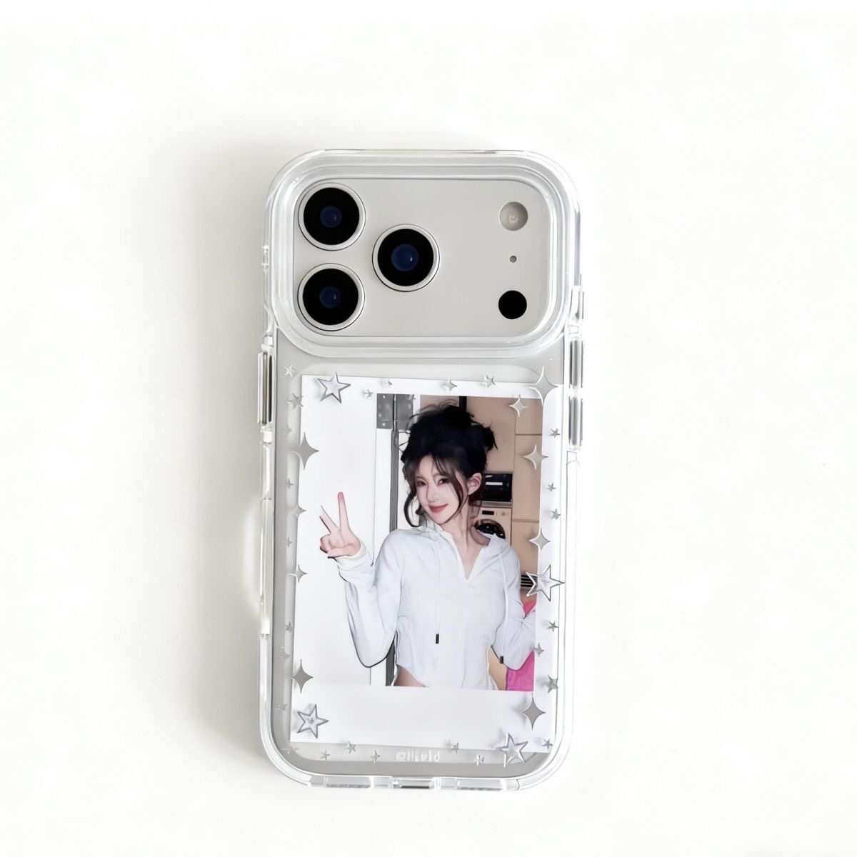 星星线条边框相框简约适用iPhone17promax手机壳苹果16pro/14软壳13透明12软保护套11防摔15pro创意