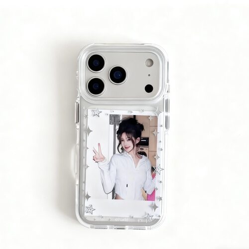 星星线条边框相框简约适用iPhone17promax手机壳苹果16pro/14软壳13透明12软保护套11防摔15pro创意