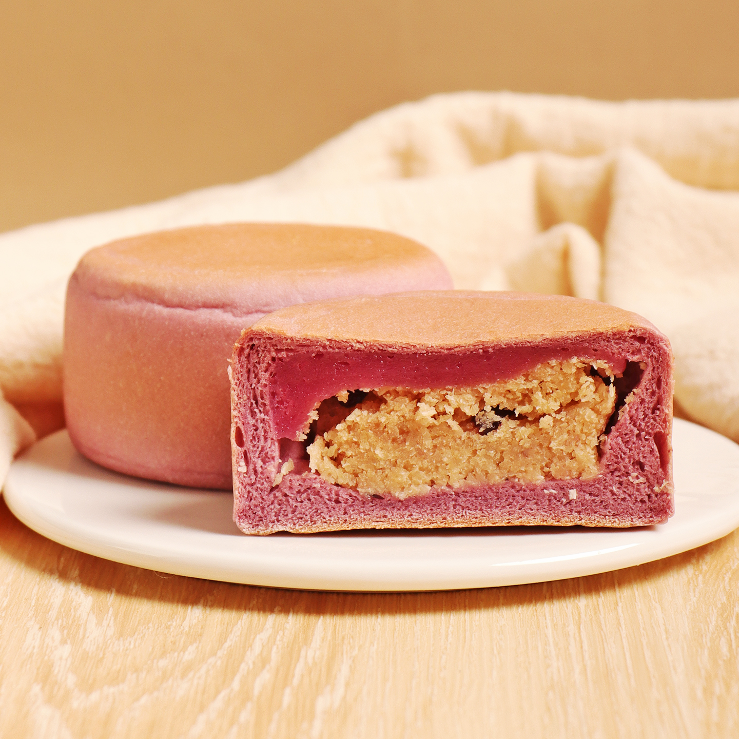 橡木盾香椰芋泥米墩墩面包