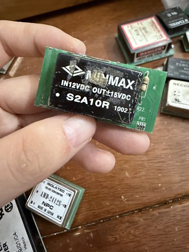 MINMAX S2A10R IN12VDC OUT±15VDC 原装拆机，功能正常 议价