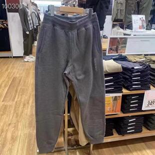 仿羊羔绒加厚保暖束脚运动加绒卫裤 女装 469966 秋冬男装 岛国出品