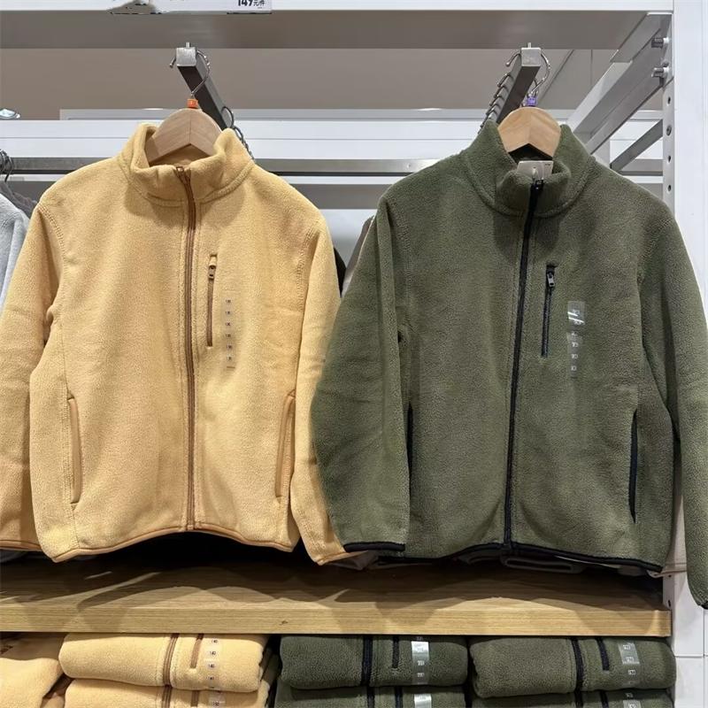 加厚摇粒绒立领外套男女童472079