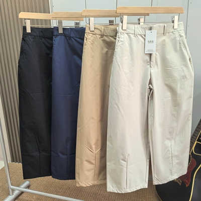 女装棉质廓形九分弯刀裤482256