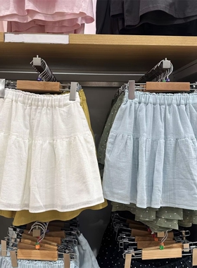 公主裙 夏季女童少女小清新安心防走光迷你裙裤短裙短裤 474712