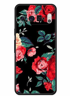 精致花朵适用于谷歌pixel10proXL/9pro浮雕手机壳Google Pixel9A软壳8pro玫瑰Pixel7A/6A碎花Pixel5XL彩绘4A