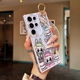 S23 适用于可爱布布适用三星S26ultra S24 A55 A53彩绘A16 S24fe腕带手机壳S22ultra卡通A56 S25ultra S22