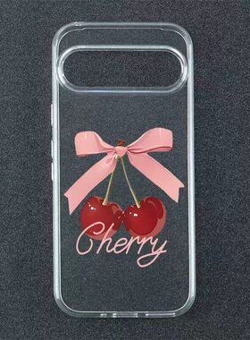 适用于紫色花朵适用于Google Pixel10proXL手机壳谷歌Pixel10pro红樱桃7pro/8pro透明8A/7A软壳6A/9A保护套9p