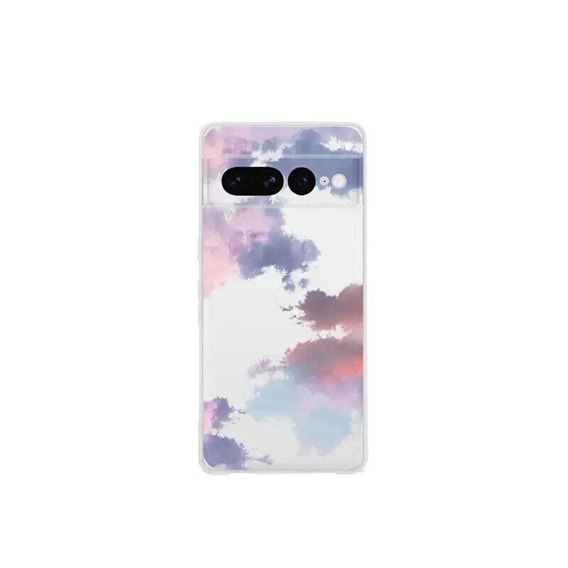 椰树适用于谷歌pixel10proXL/9pro透明手机壳Google Pixel 7A/9A绿色海9pro XL彩绘7Pro/8A简约6A软壳8pro