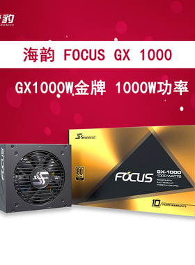 （绝版）FOCUS海韵电源GX1000W金牌全模组台式机电脑80plus