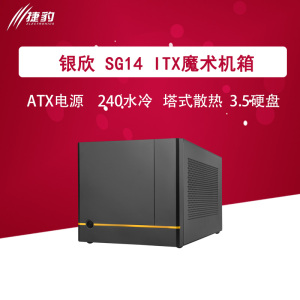银欣SG14  SG15迷你ITX游戏机箱 240水冷长显卡塔式散热器小钢炮