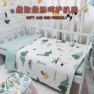 床单 婴儿被套纯棉定做 褥枕套 幼儿园三件套 儿童被套 婴儿床品
