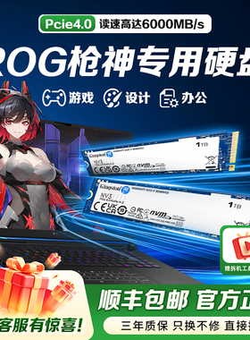 ROG枪神专用笔记本m2固态硬盘512g/1t/2t/4t ssd金士顿固态硬盘