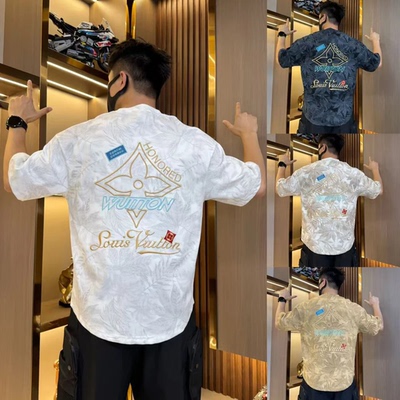 潮牌重工夏季新款时尚短袖T恤