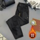 长裤 秋冬品质轻奢新款 男韩版 加绒保暖商务格子直筒时尚 休闲裤 秋季