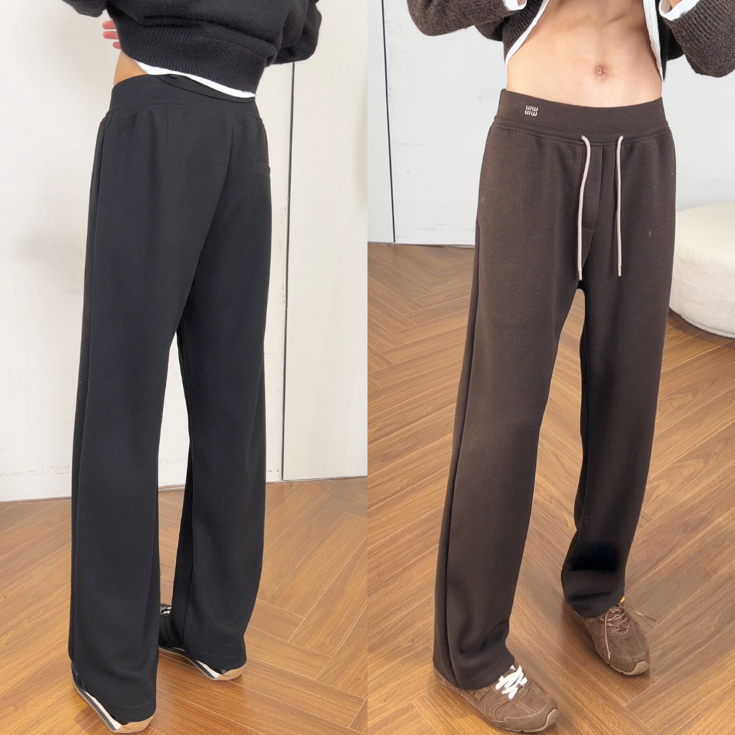 潮男冬季新款高级感休闲裤