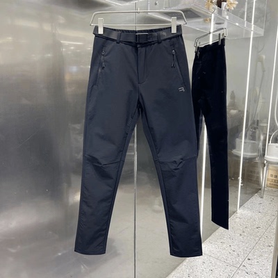 冲锋裤软壳男裤春季商务直筒裤