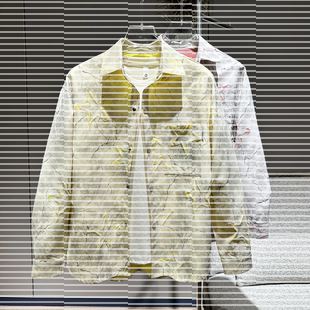 衬衫 重工设计感男女同款 外套情侣款 百搭爆款 翻领时尚 2025早秋新款