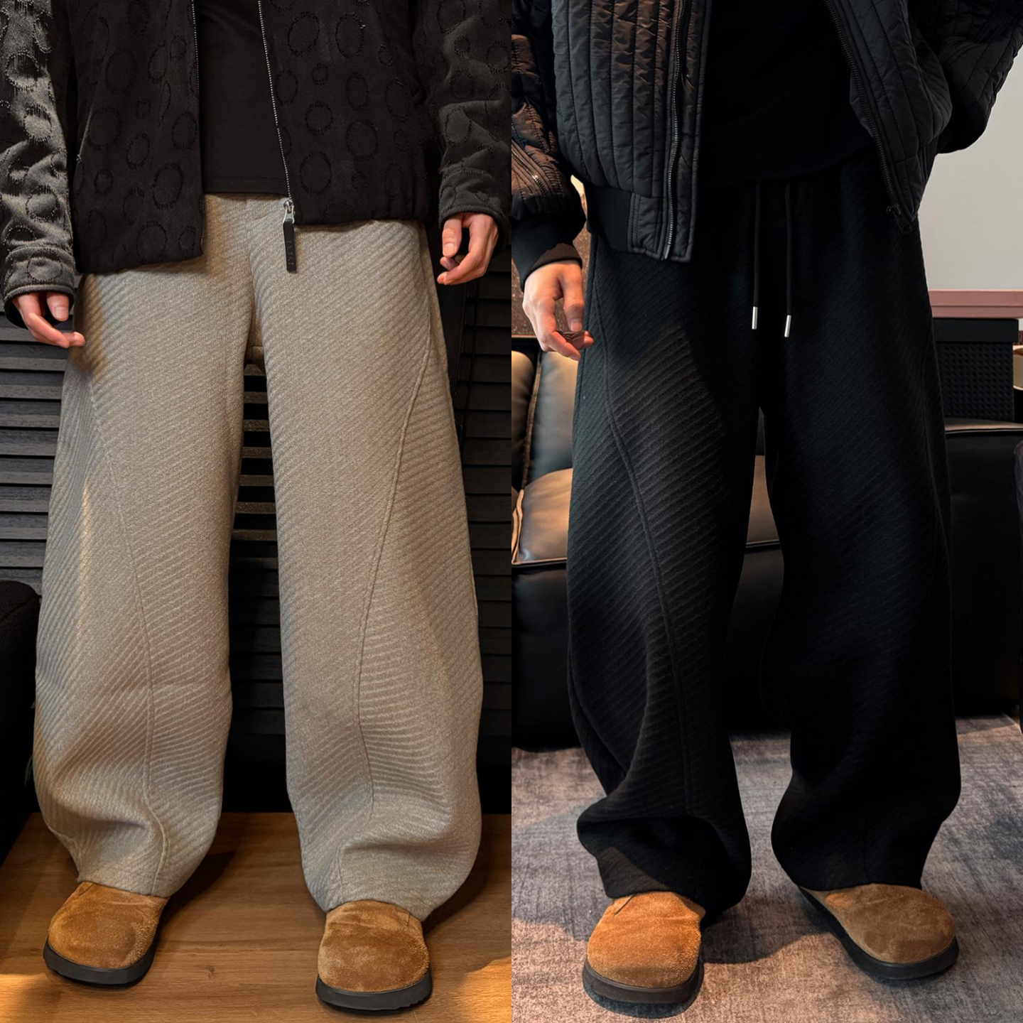 时尚潮流冬季厚款休闲裤