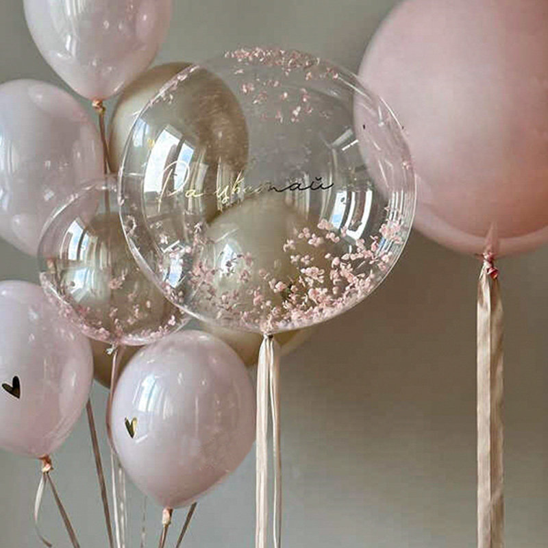 ins粉色花瓣飘空波波气球装饰 女孩求婚婚礼周岁儿童生日场景布置,节庆用品/礼品,节日装扮用品,淘宝优惠券,粉丝福利购,淘宝优惠卷