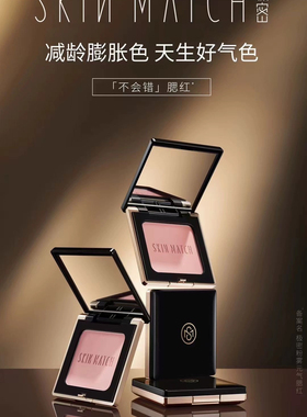 SKINMATCH/极密粉雾元气腮红修容高光腮红女