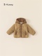 宝宝加厚棉衣拼色连帽外套小童童装 2026童装 儿童棉服冬季