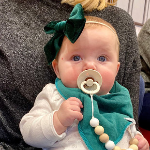 现货ins天鹅绒蝴蝶结婴儿发带婴幼儿丝绒公主儿童新生儿头花头饰